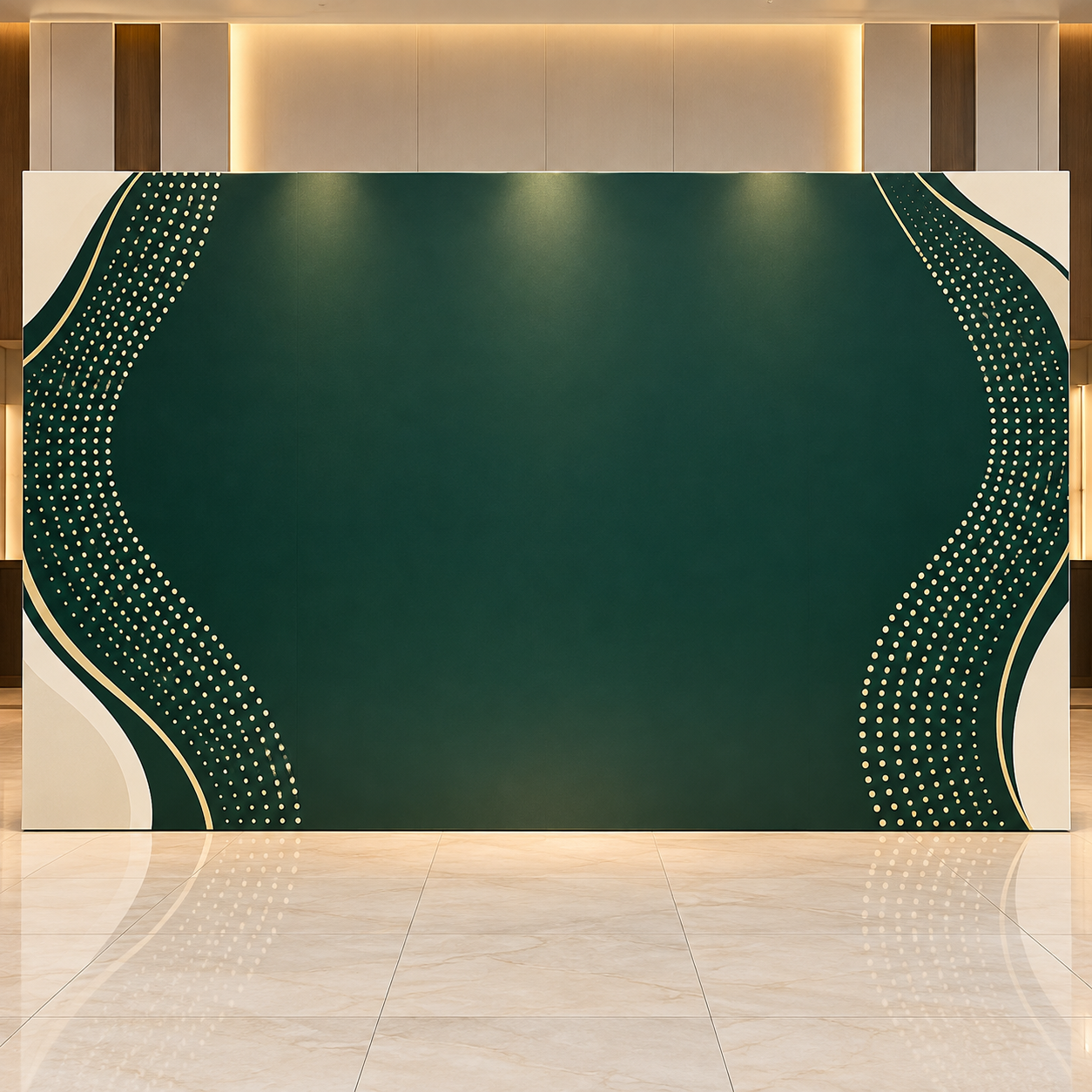 Backdrop Modul Panel Kayu