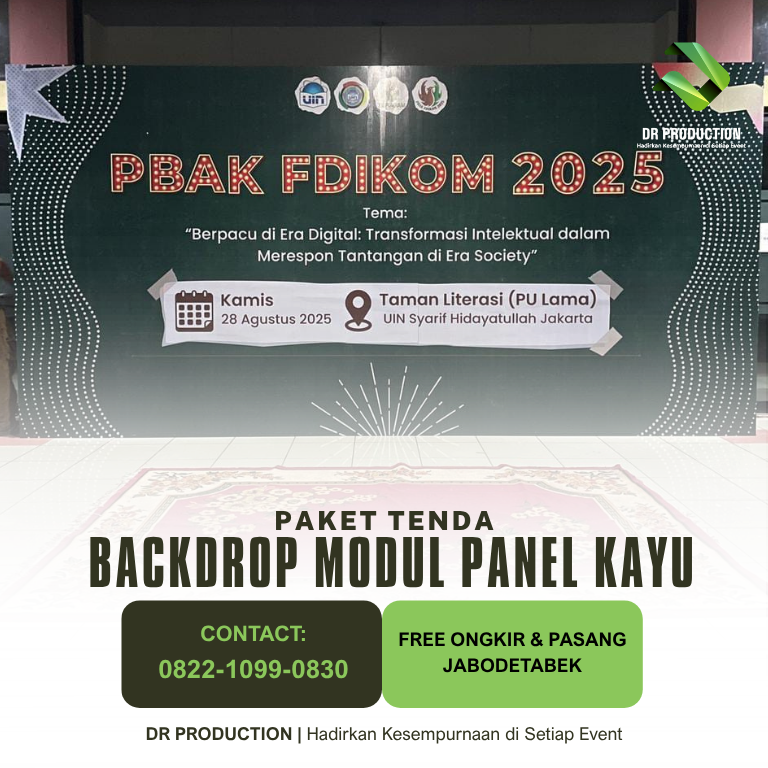 Backdrop Modul Panel Kayu - foto 5